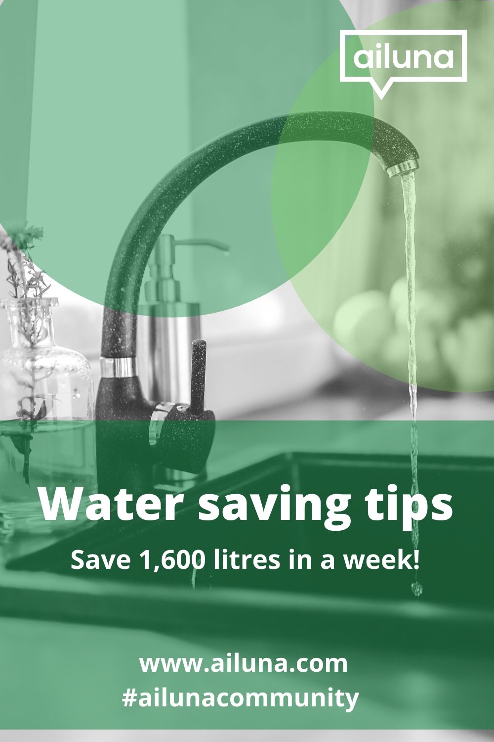 water saving tips pinterest pin
