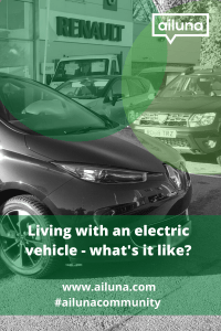 living with an electric vehicle pinterest pin
