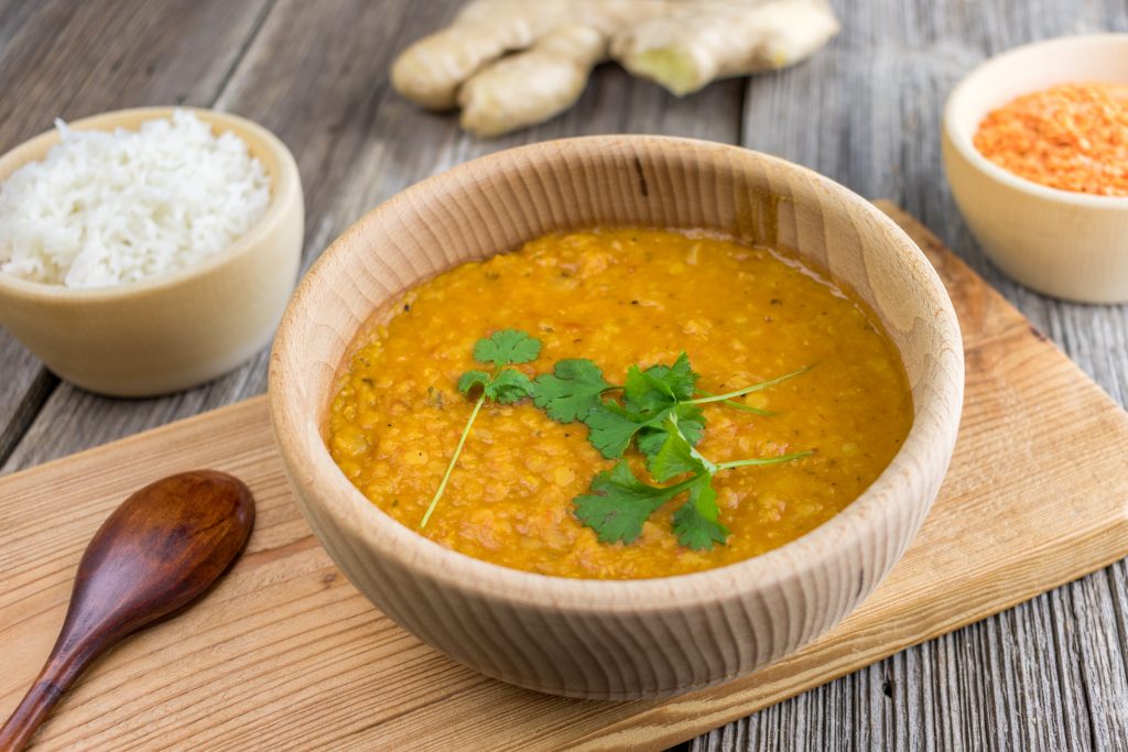 flexitarian recipes - red lentil dhal