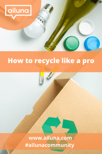 how to recycle like a pro pinterest pin
