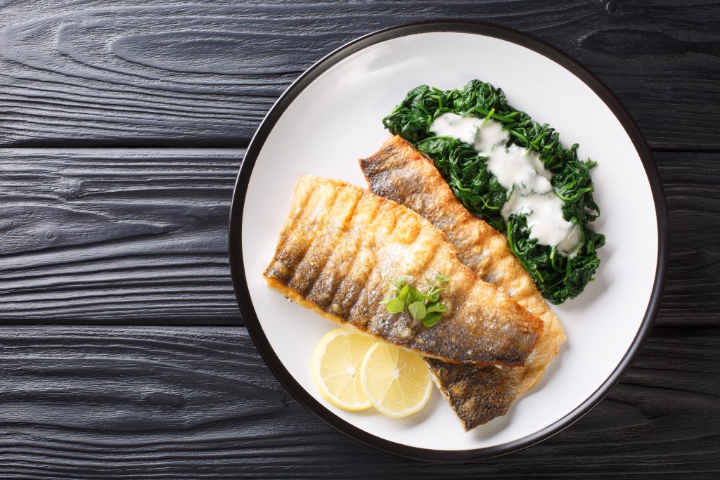 sea bass in is season in the UK in December