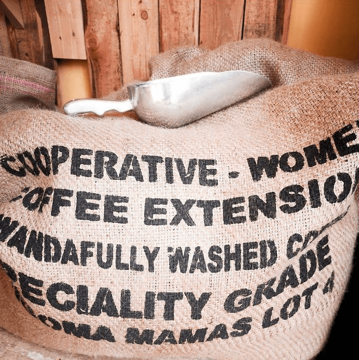 ethical and sustainably sourced coffee in a bag
