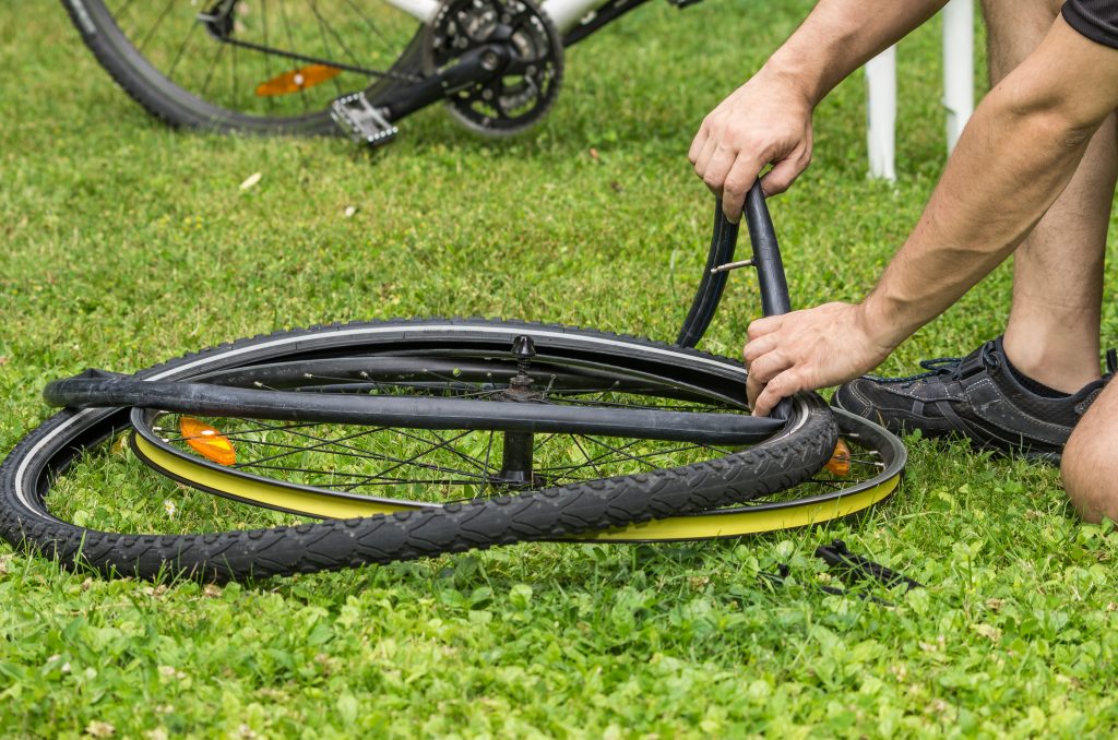 keep your bike eco friendly by repairing punctures rather than replacing tyres
