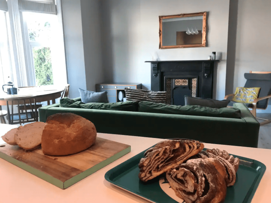 Bread and pastries for Charlotte's lucky Bournemouth guests