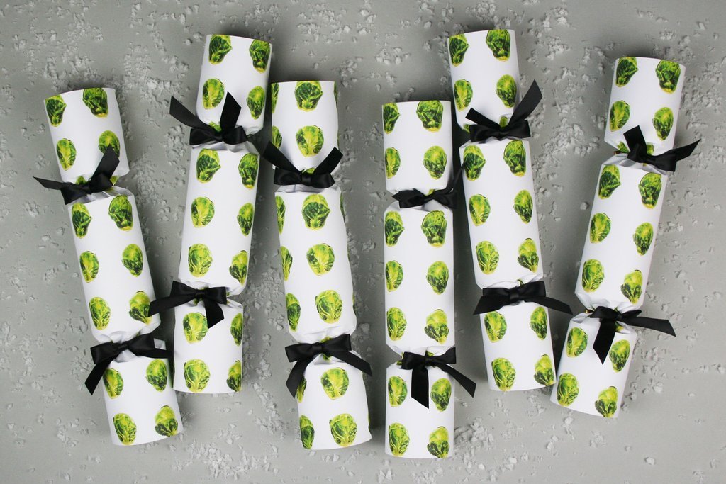 eco friendly brussels sprouts Christmas crackers